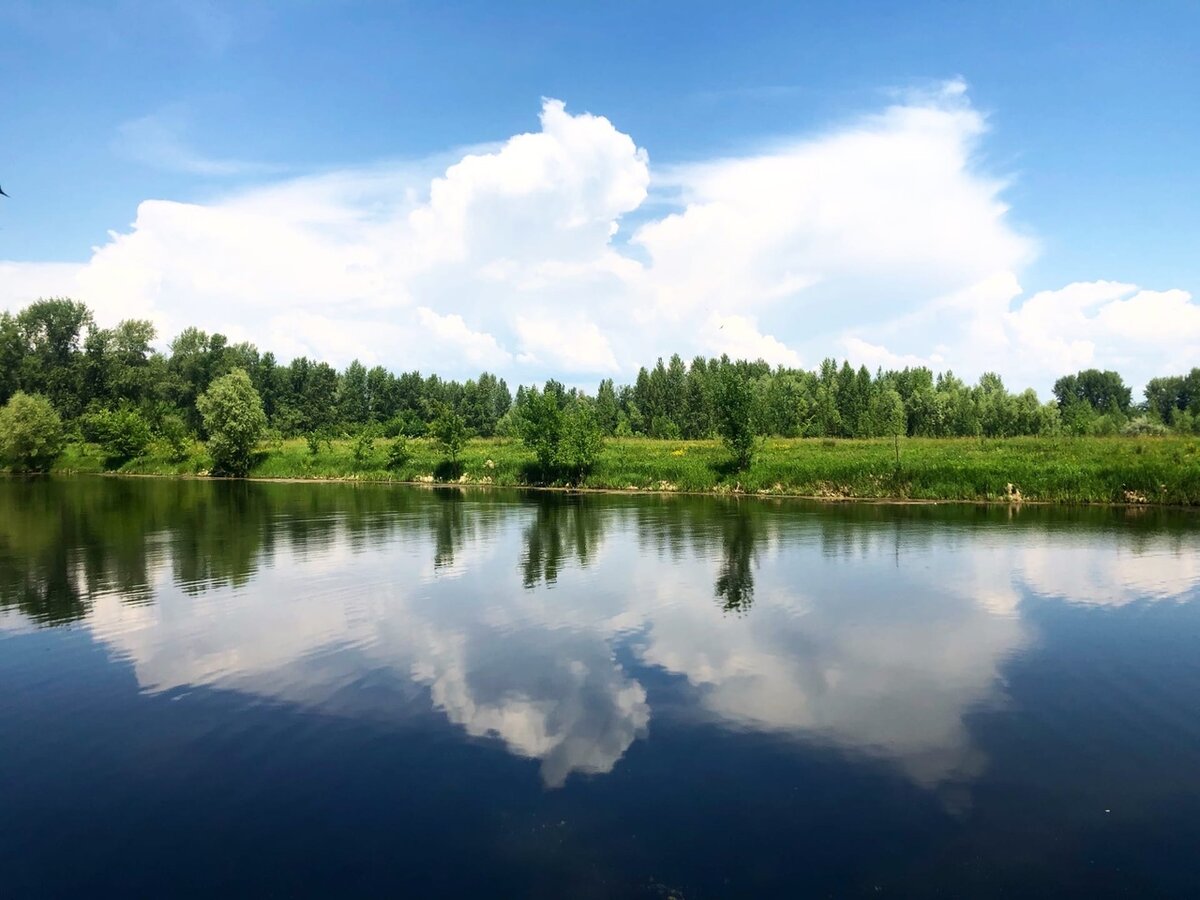 Река в Новокуйбышевске.