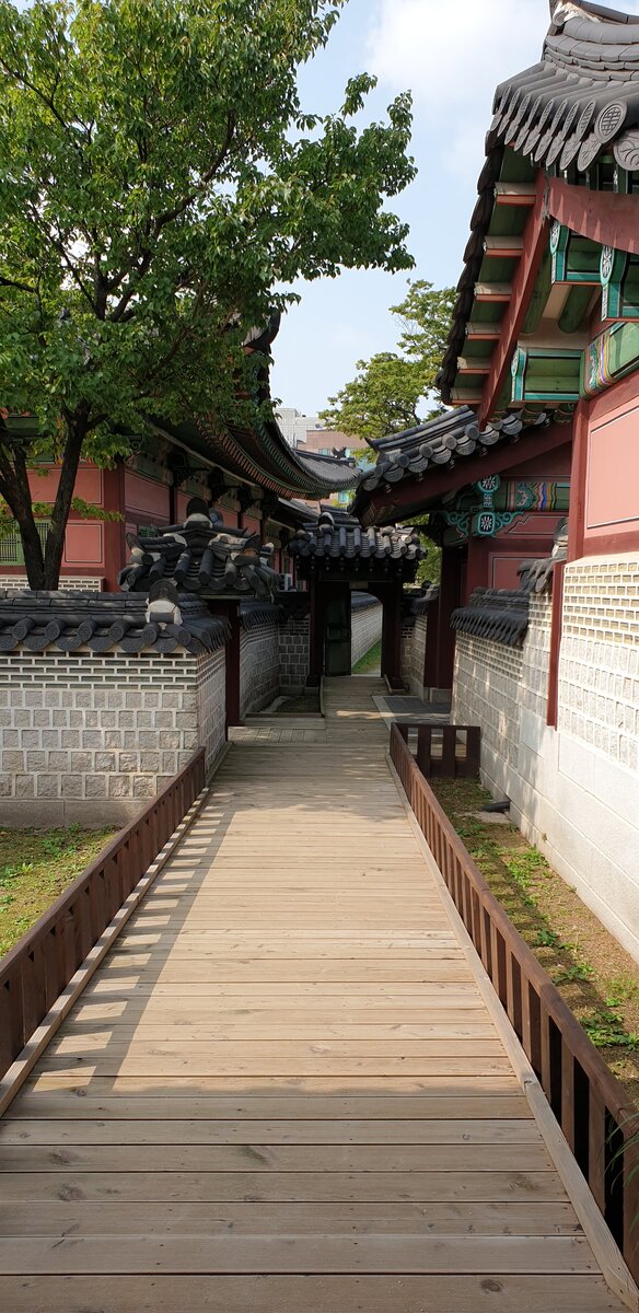 На территории дворца Changdeok Palace 
