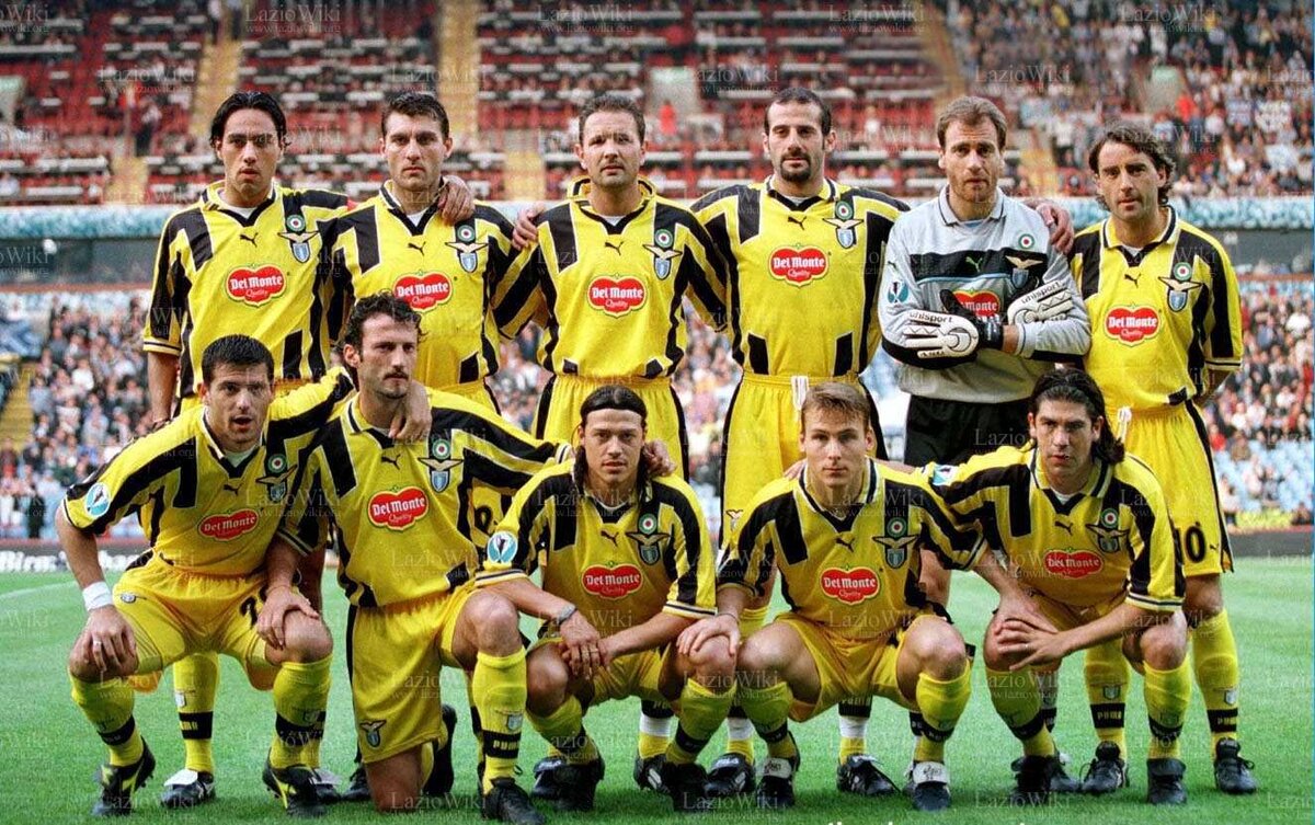 Состав Лацио перед финалом Кубка Кубков, против Мальорки