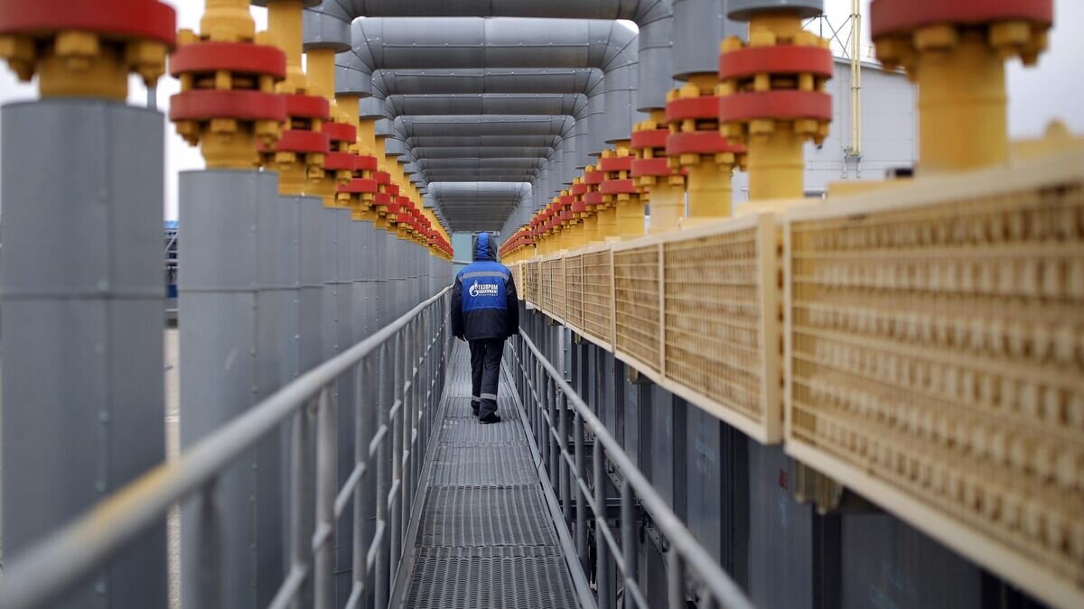    Компрессорная станция "Русская"© РИА Новости / Виталий Тимкив