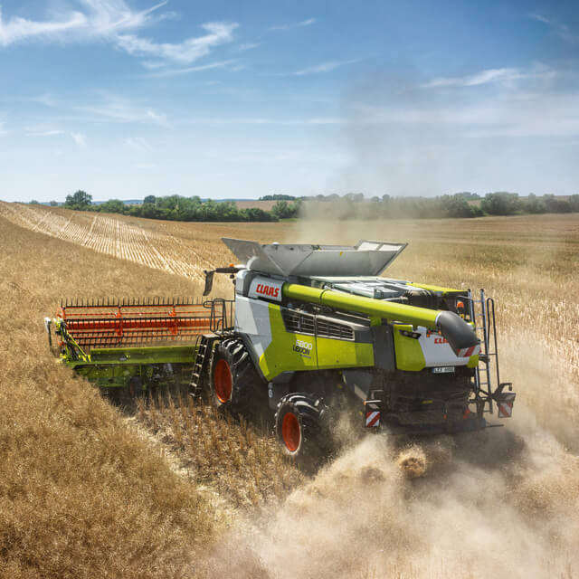 Уборка сельскохозяйственных культур прямым комбайнированием. Источник claas.ru