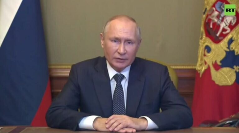    Президент России Путин заявил о жестком ответе в случае терактов со стороны Украины Белов Михаил Александрович