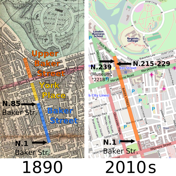    Бейкер-стрит, Лондон. Фото: Commons.wikimedia.org/ ΛΦΠ