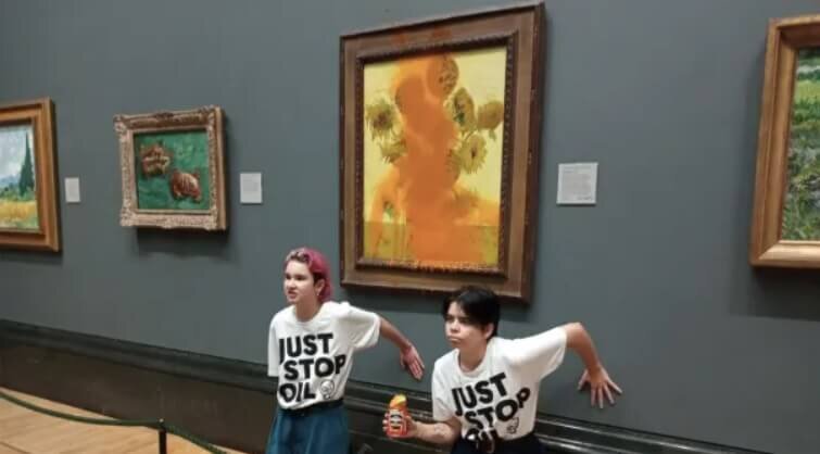    Фото: JustStop_Oil / Twitte