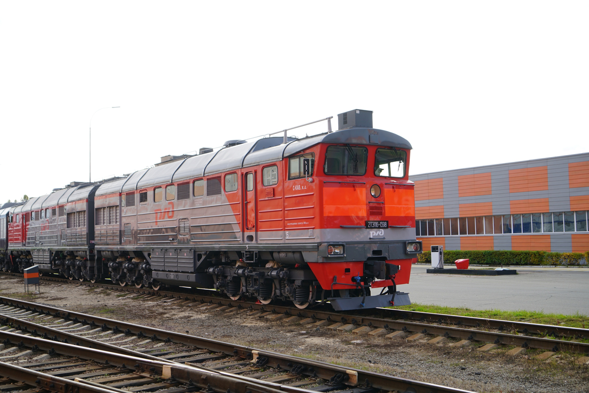 2ТЭ116-1398  после прохождения капитального ремонта