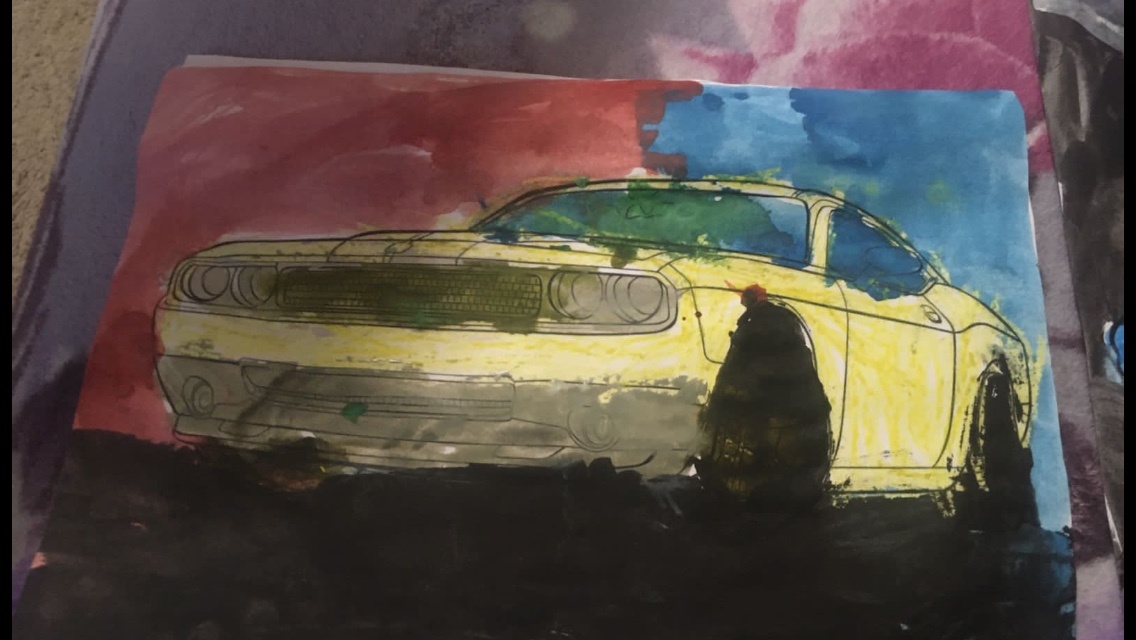 Раскраска. Автору 4 года