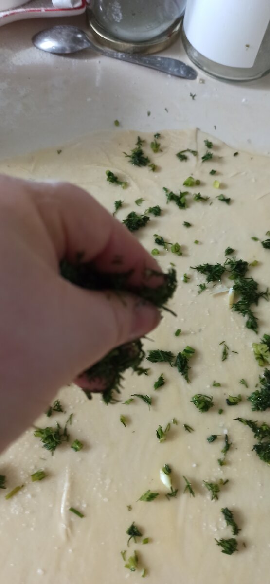 Посыпаю зеленью