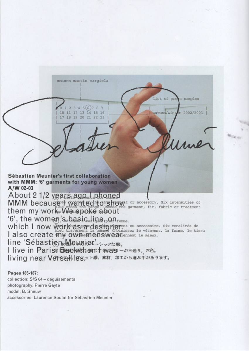 collection: S/S 04- deguisements / photography: Pierre Gayte