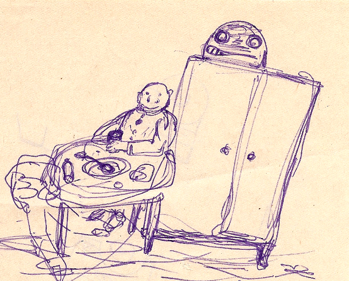 Обед (Аллегорический рисунок)