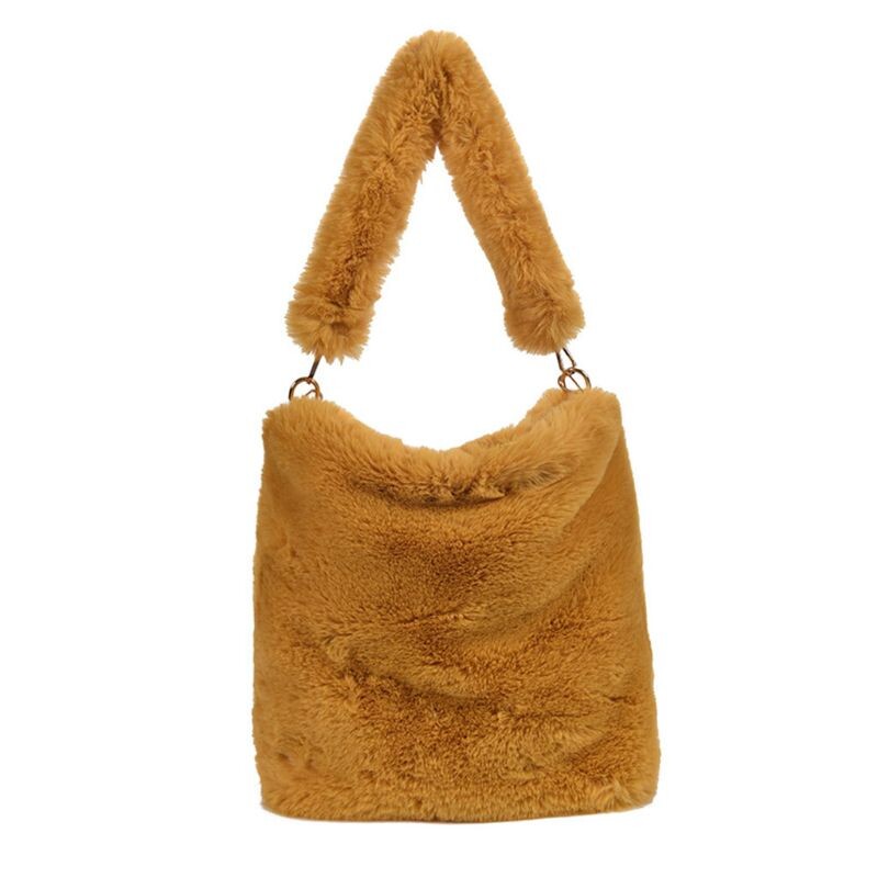 Пушистая мягкая сумка