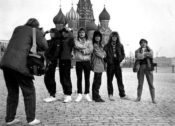 Europe в Москве, 1987 год (изображение использовано в качестве иллюстрации, источник - Яндекс.Картинки)