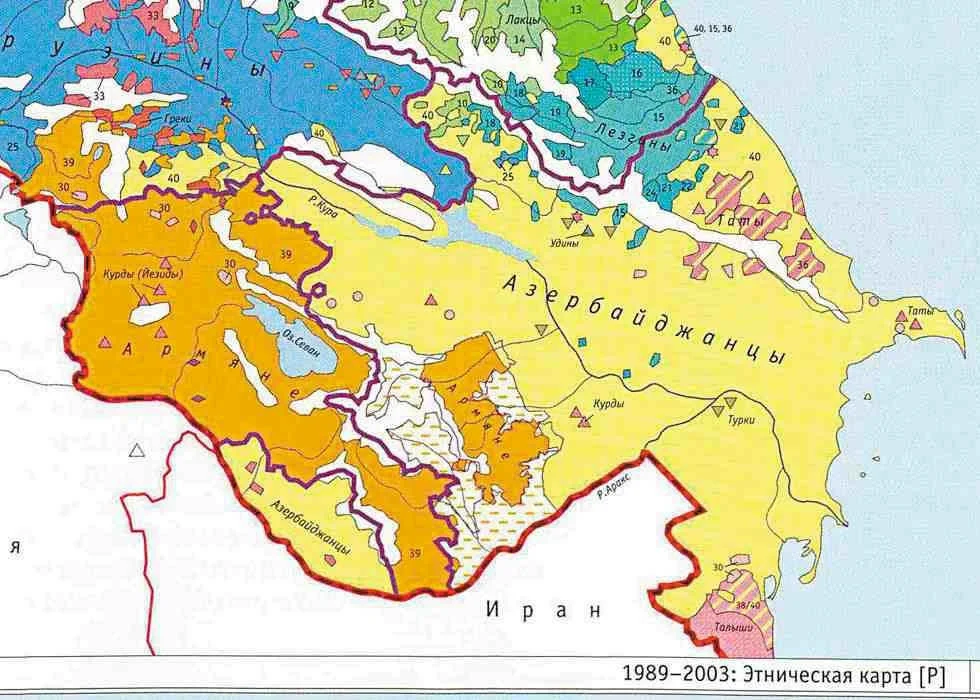 Где живут лезгины карта