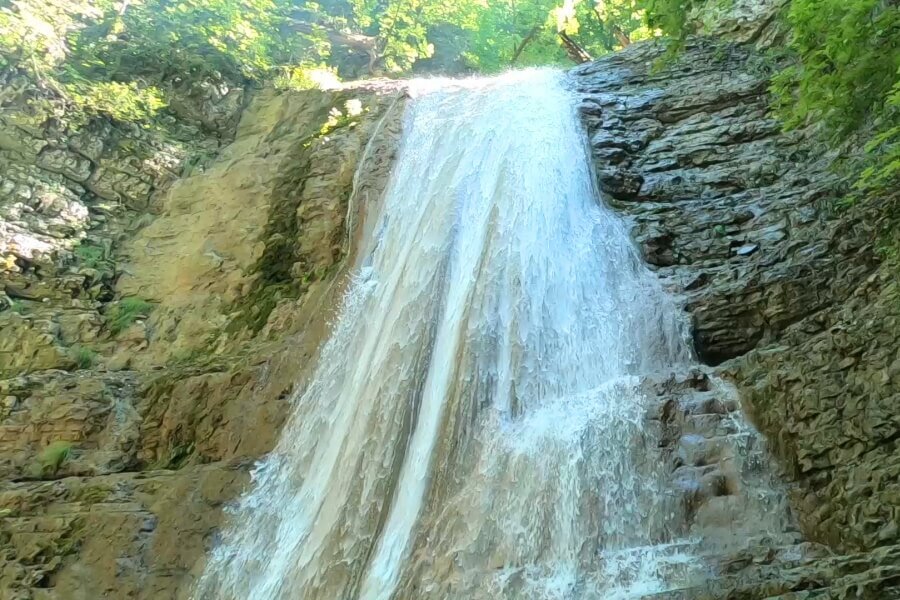 Джубга достопримечательности Полковничьи водопады