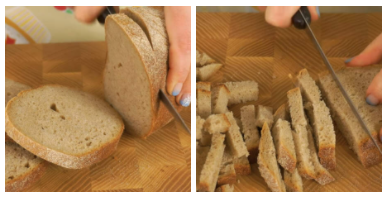 Домашние сухарики из белого хлеба — рецепты | Дзен