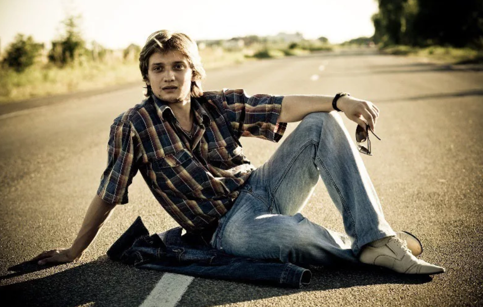 Марк Дробот в юности 