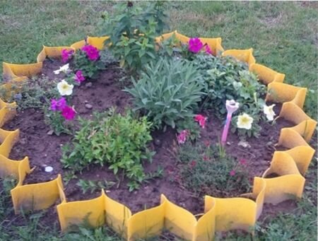 использование бордюрной ленты