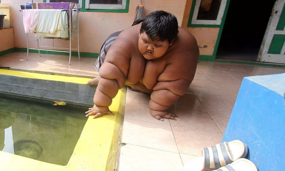 Арья Пермана самый толстый человек в мире. Самый толстый 10 летний мальчик в мире вес.