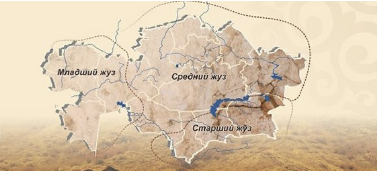 Жузы в казахстане карта