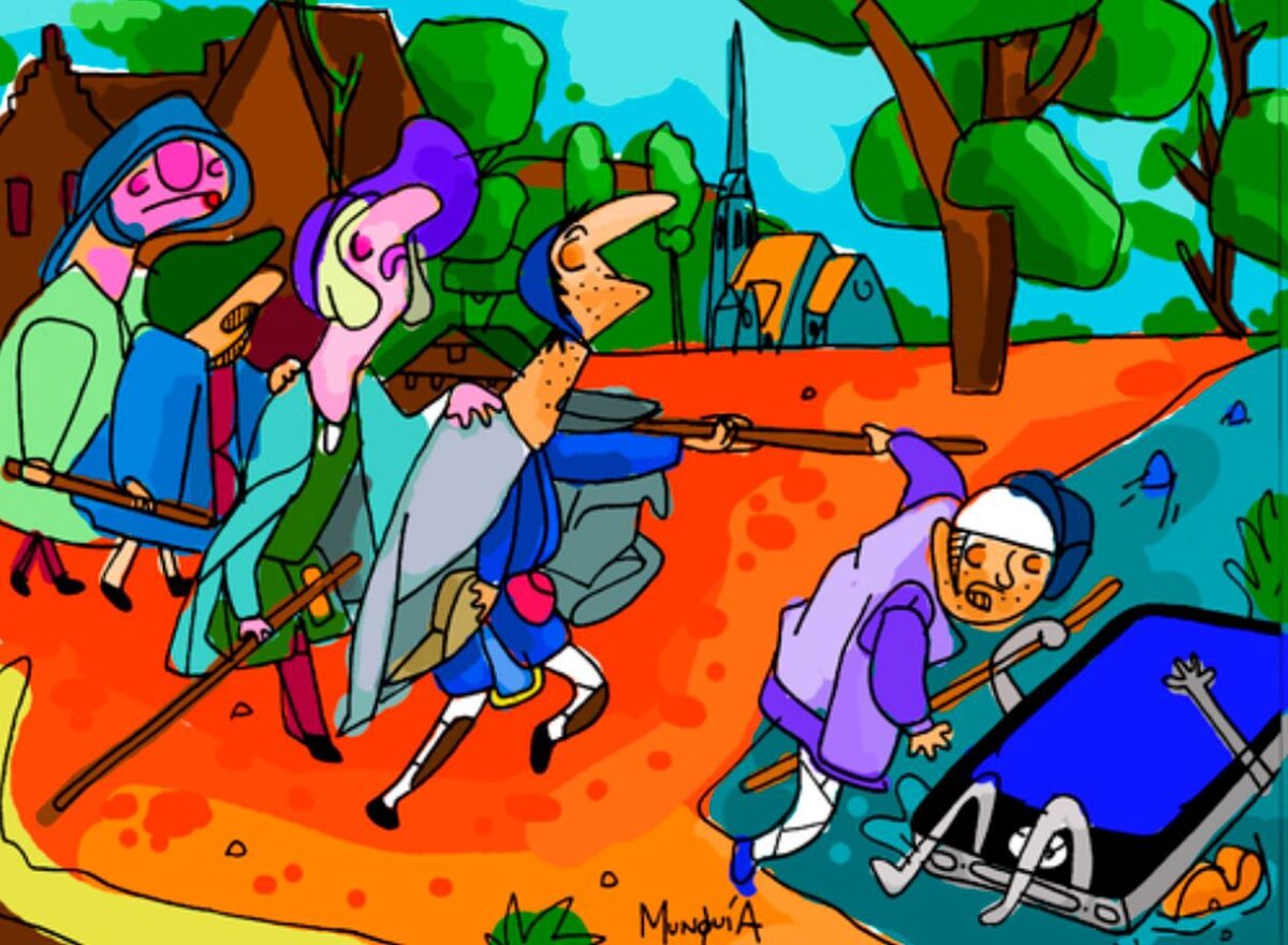 Munguia. The Blind leading the blinds. https://www.toonpool.com/artists/Munguia_6485