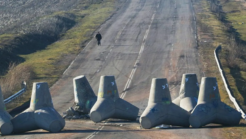 Аккурат вот такие стояли надолбы