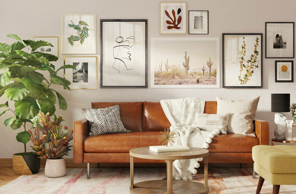 Как стильно оформить стены фотографиями: 6 идей декора