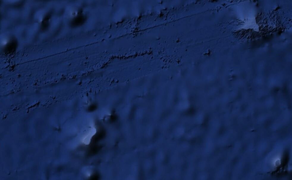 Один из районов за Марианской впадиной. Скрин с Google Earth