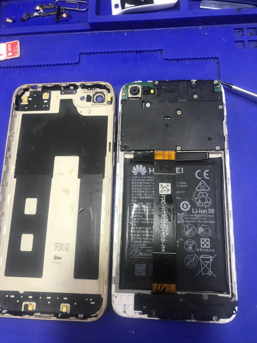 honor 7A следы попадания жидкости