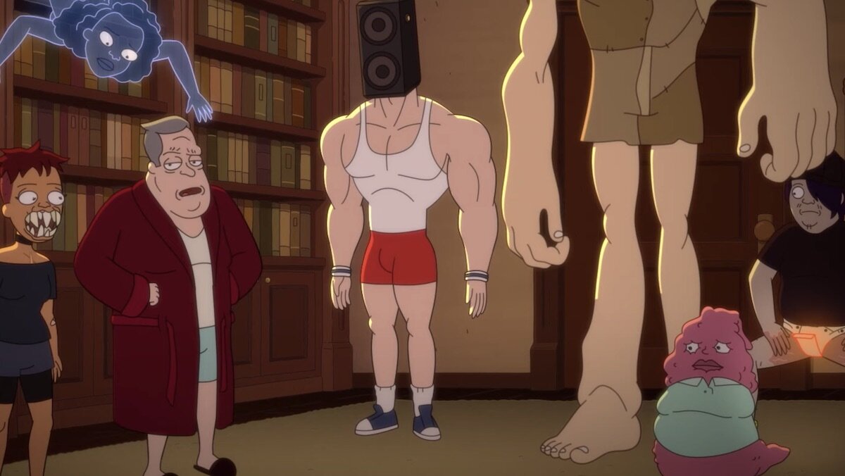 В стиле персонажей явно угадывается "Рик и Морти"
