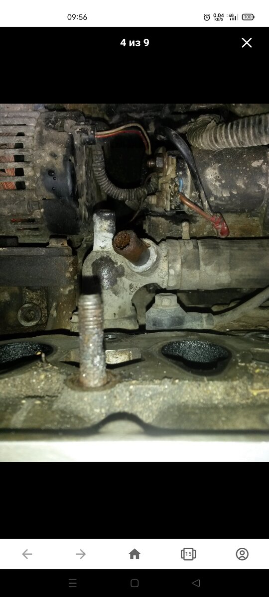 Откручиваем Фланец охлаждающей жидкости. Скриншот с сайта Drive2.ru