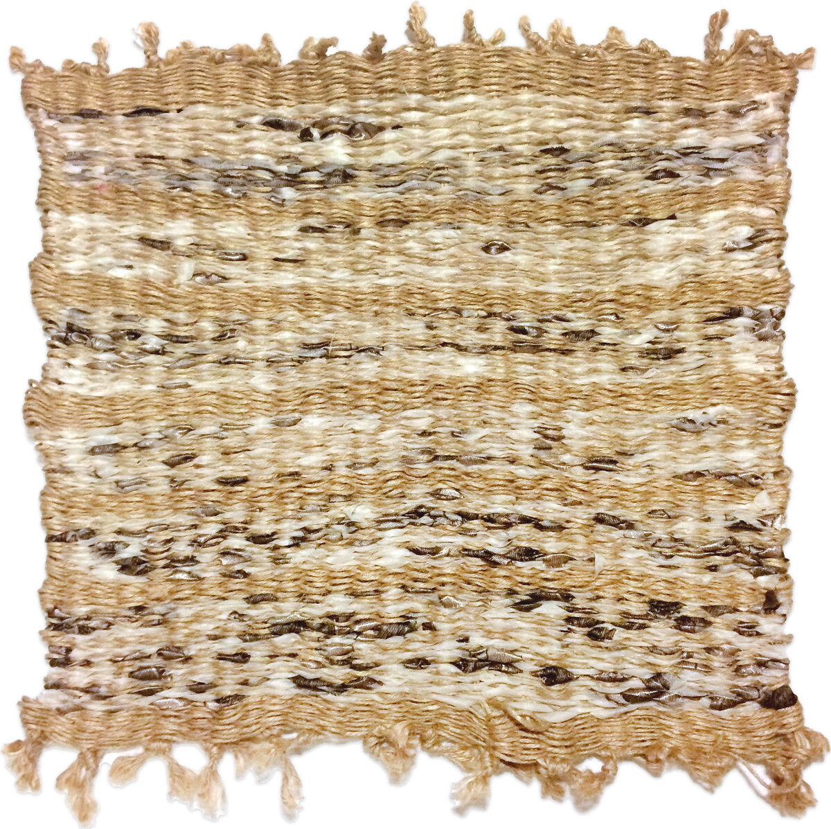 Половичок, сотканный на ткацком станке