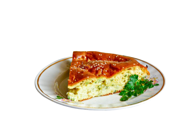 Заливной пирог с капустой