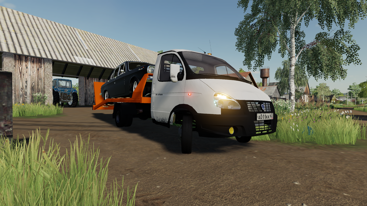 На ГАЗели приехали за старой 24-кой.