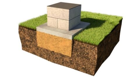  Опорно-столбчатый фундамент