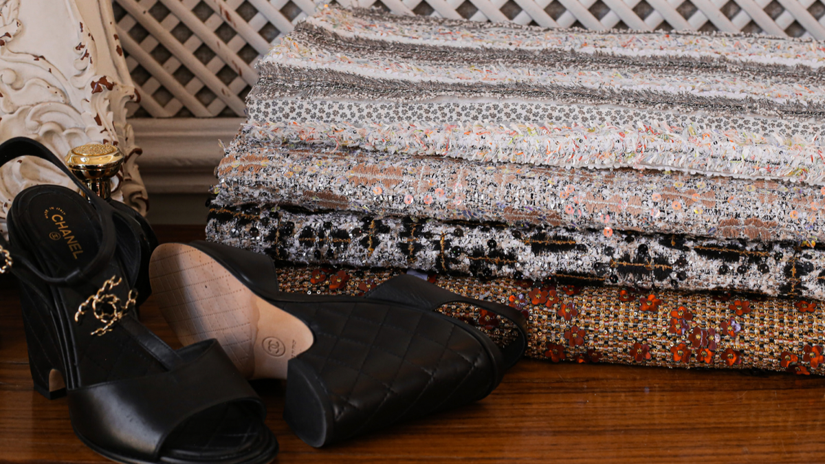 Подиумные ткани в стиле Chanel. Эксклюзивно представлены в ТИССУРЕ! 