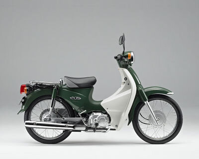 Нonda С50 Super Cub второе поколение, дебют 1964 год. Выпускается по сей день именно в таком виде.