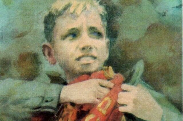 Репродукция картины «Костя Кравчук». Художник Иван Сущенко, 1971 год