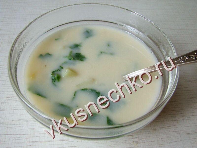 Как приготовить сырный суп с крапивой, пошаговый рецепт с фото.