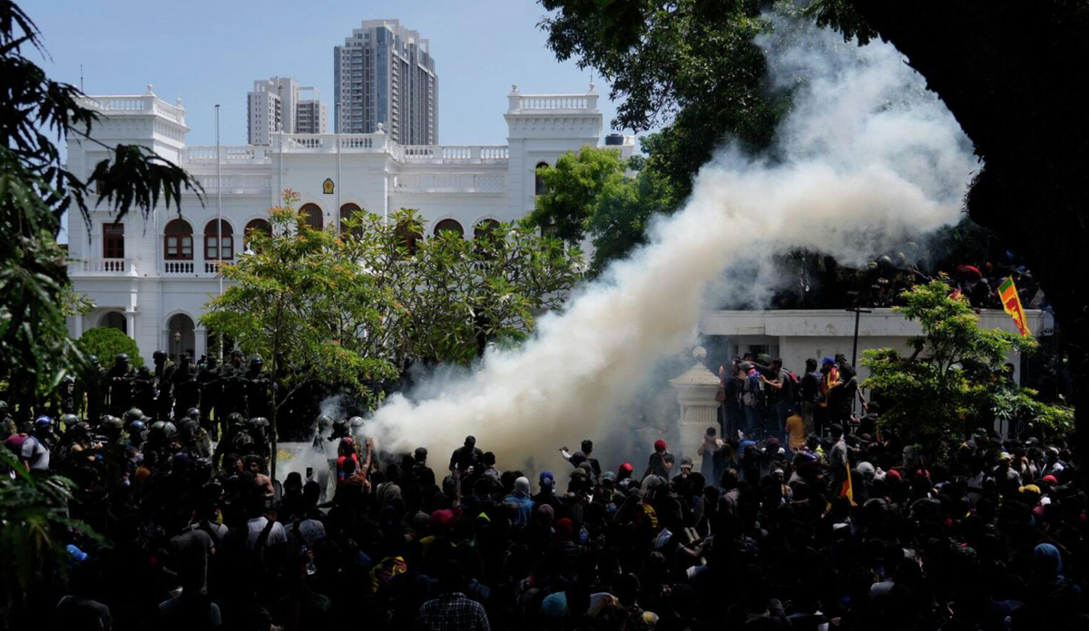 захват дворца Шри-Ланка