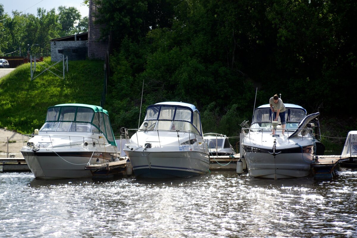 Катера в нашей марине