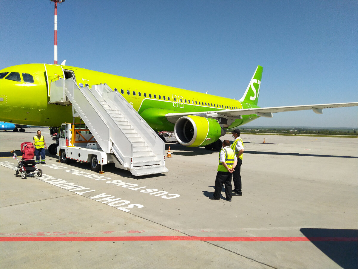 s7 перед посадкой