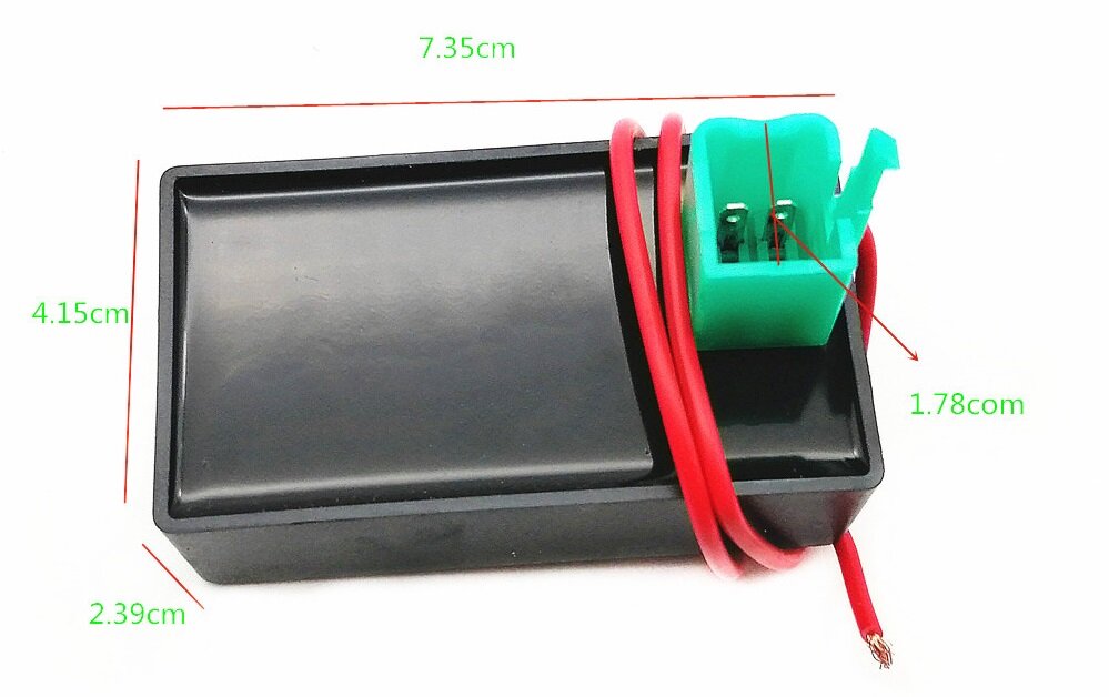 DC CDI коммутатор с изменяемым углом опережения зажигания.