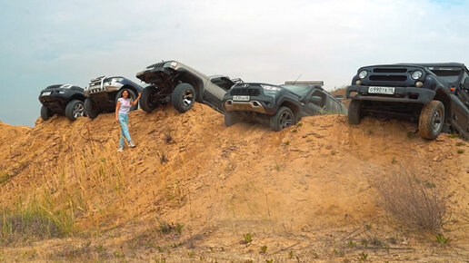 КТО КРУЧЕ? TOYOTA, MITSUBISHI, JEEP, НИВА,УАЗ | ПОЕХАЛИ! | Дзен