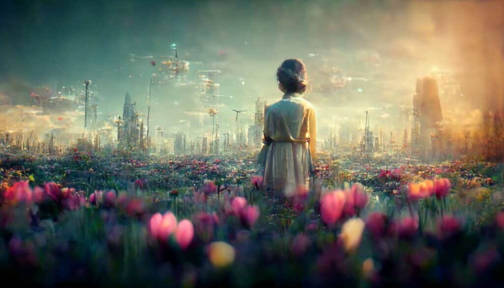    Изображение, сгенерированное ИИ по словам «грёзы о весне искусственного интеллекта» / ©Naked Science