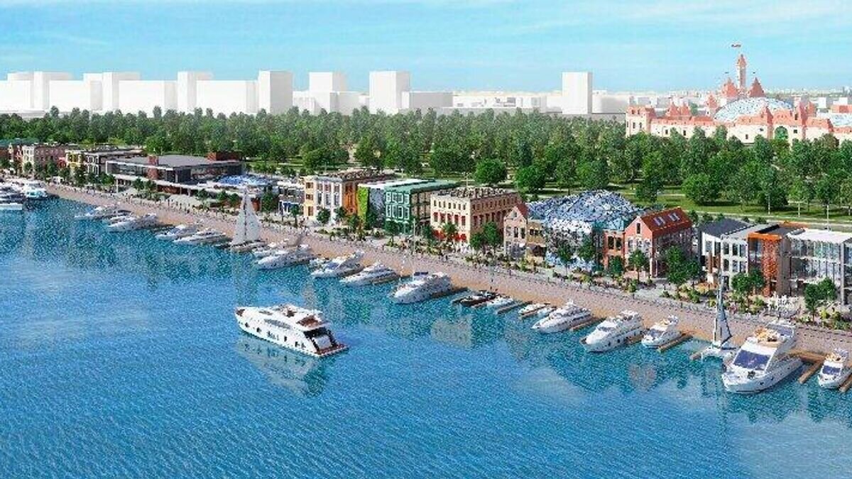    Проект благоустройства набережной рядом с Южным речным вокзалом Москвы© mos.ru