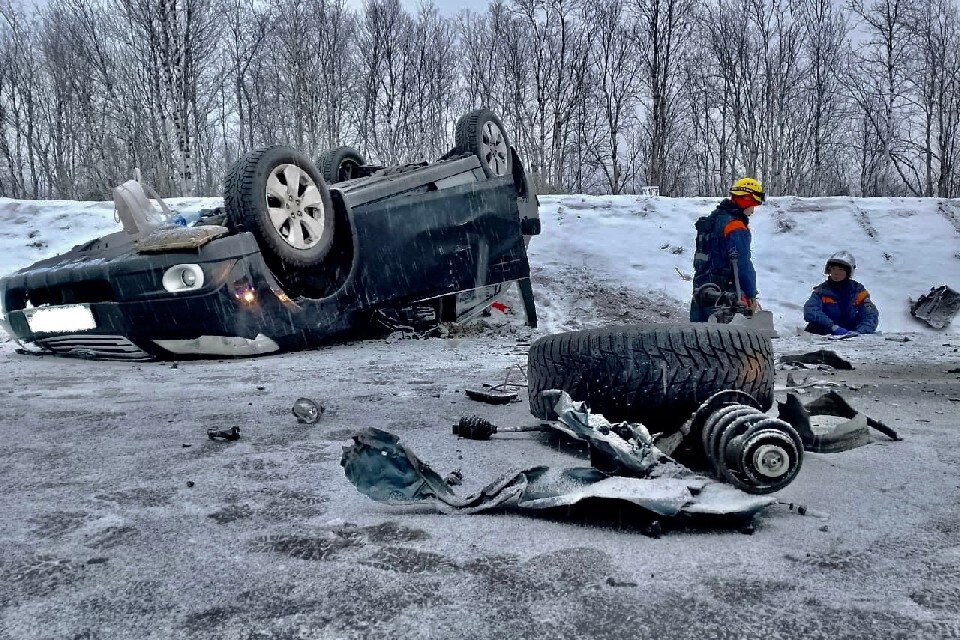     Обстоятельства аварии устанавливаются. Фото: ГУ МЧС по Мурманской области