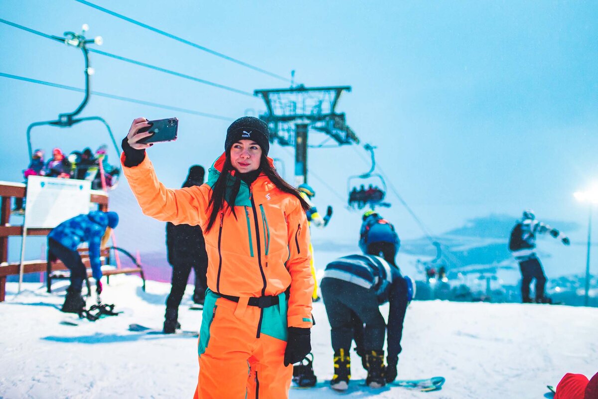    Горнолыжный сезон на Свияжских холмах длится 4 месяца.Фото: vk.com/skikazan