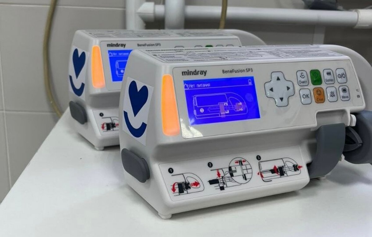    Два шприцевых насоса получила Брюховецкая ЦРБ по нацпроекту