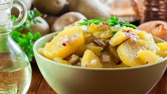    Недорого и вкусно: немецкий картофельный салат без колбасы Анна Оленькова