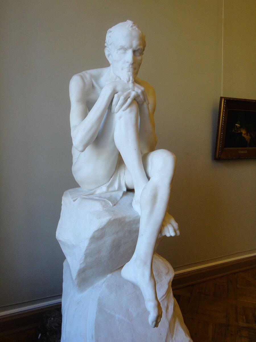 Мефистофель, 1883г., Марк Антокольский, тут и фото автора статьи 2022г., Русский музей