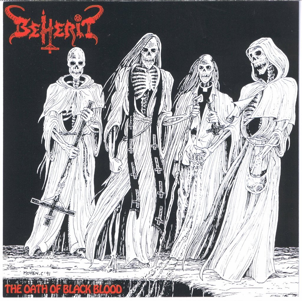 Обложка Beherit «The Oath of Black Blood»